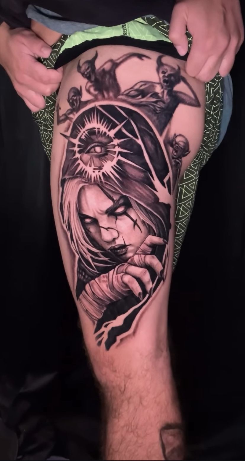Realism tattoo by Avelino