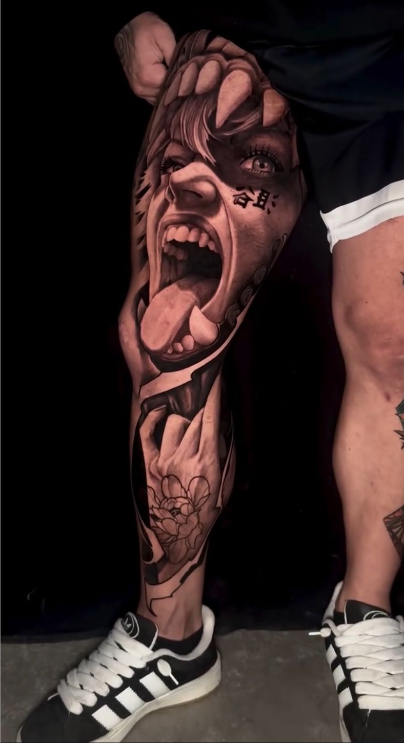 Anime style tattoo by Avelino
