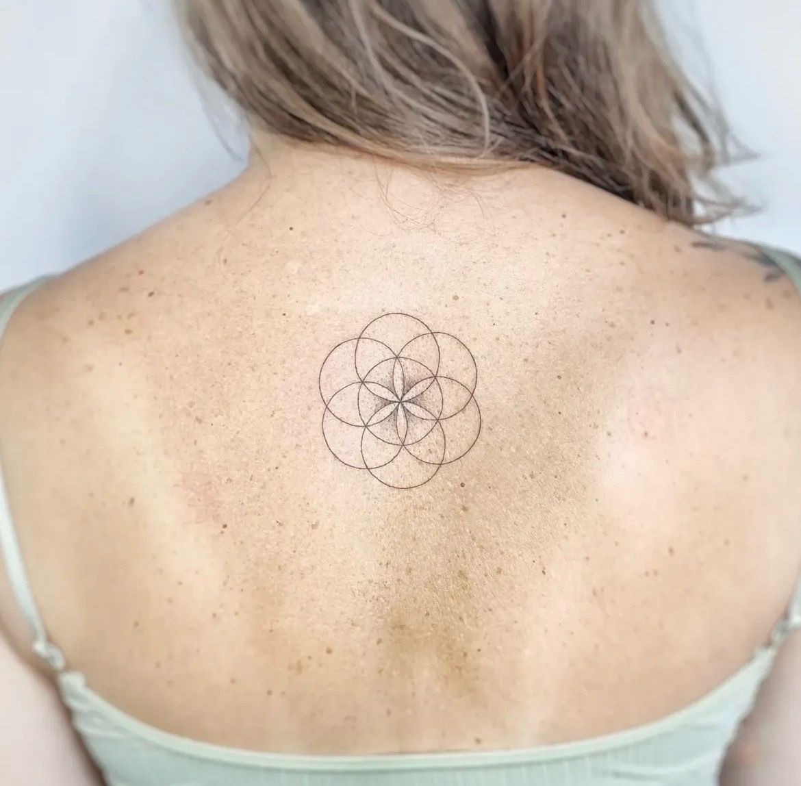 Fine line detail work by May